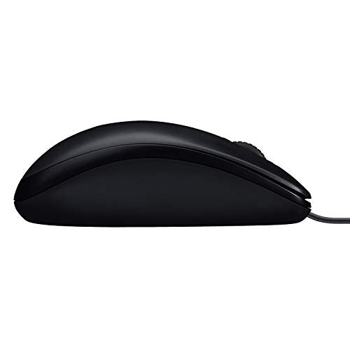 Logitech M90 Souris Filaire USB, Suivi Optique 1000 PPP, Ambidextre, Compatible avec PC/Mac/Portable - Gris