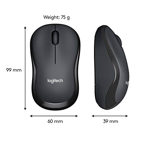 M220 Silent Mouse, Wireless Black