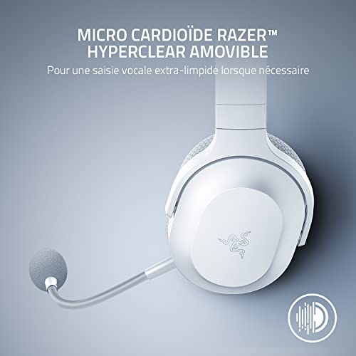 Razer Barracuda X - Casque de jeu sans fil pour PC, PlayStation, Nintendo Switch, + Android (casque léger de 250 g, haut-parleurs de 40 mm, autonomie jusqu'à 20 heures) Mercury