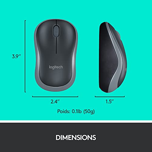 Logitech MK270 Combo Clavier Souris sans Fil pour Windows, Connexion 2.4 GHz, Souris sans Fil Compacte, 8 Touches de Raccourci/Multimédia, Batterie Longue Durée 2 Ans, PC/Portable, AZERTY Français