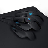 Logitech G240 Tapis de Souris Gamer en Tissu, Pour Souris Gaming Filaire ou sans Fil, 340 x 280mm, Epaisseur 1mm, Friction de Surface Modérée, Texture Homogène, Base en Caoutchouc Stable - Noire