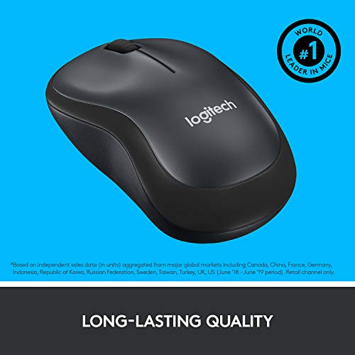 M220 Silent Mouse, Wireless Black