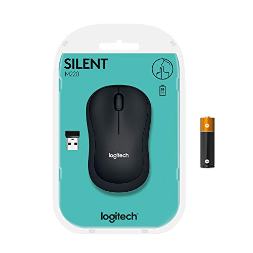 M220 Silent Mouse, Wireless Black