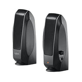 Logitech OEM S-120 Haut-parleurs multimédia PC 2.3 Watt (Import UK) noir