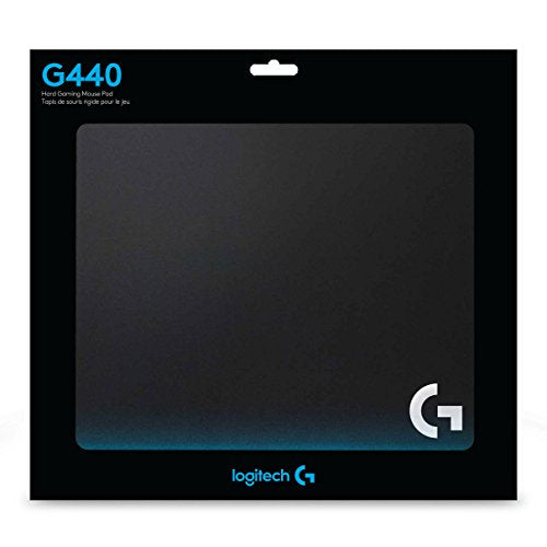 Logitech G440 Tapis de Souris Gamer Rigide, Pour Souris Gaming Filaire ou sans Fil, 340 x 280mm, Epaisseur 3mm, Friction de Surface Limitée, Texture Homogène - Noire