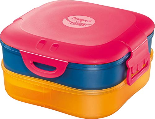 Maped Maped Picnik Concept Kids - Sac à Déjeuner Isotherme pour Enfant avec Anse de Transport - Partie Basse Isotherme - Sac Isotherme Repas - Rose - 9L 872301