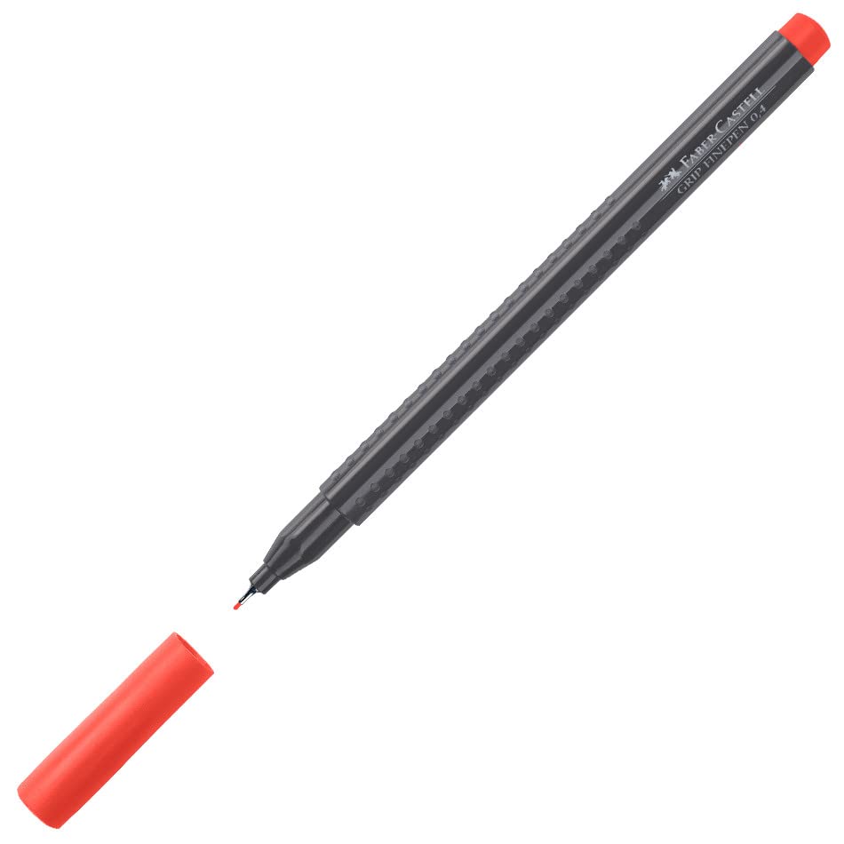 Faber-Castell 151611 Feutre GRIP Finepen tube plastique de 10