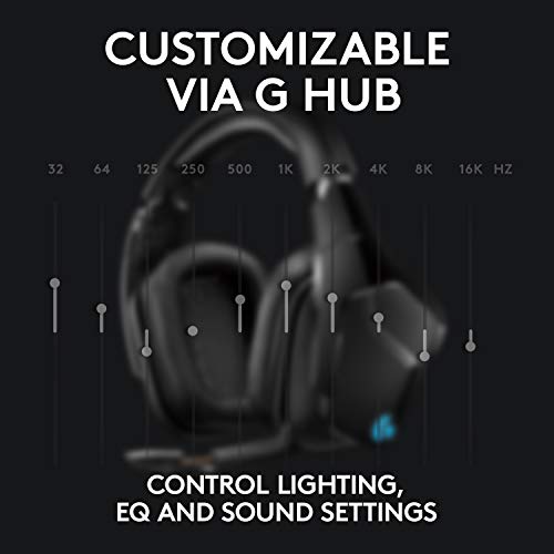 Logitech G935 Wireless DTS:X 7.1 Surround Sound LIGHTSYNC RGB PC Gaming Headset