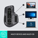 Logitech MX Master 3 Advanced Souris sans fil, Bluetooth + 2.4GHz USB, Défilement Rapide, Suvi 4000 DPI Toute Surface, Confortable, 7 Boutons, Rechargeable, PC/Mac/iPadOS - Noir