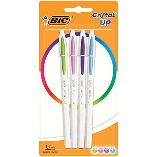 BIC Cristal Up Stylo-Bille Pointe Moyenne (1,2 mm) - Couleurs Fantaisi –  KYMAI GIGA STORE-MAROC