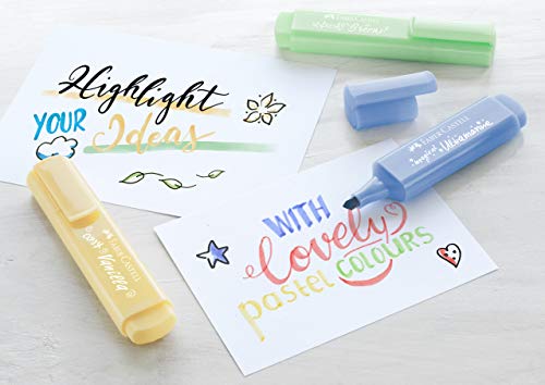 Faber-Castell 154667 – Marqueur Fluorescent TEXTLINER 1546 Pastel. Couleur Pastel : Vanille