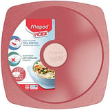 Maped PICNIK Assiette à déjeuner avec Couvercle Etanche - Compatible Micro-Ondes