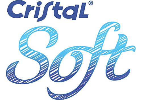 BIC Cristal Soft Stylos-Bille Pointe Moyenne (1,2 mm) - Rouge, Boîte de 50