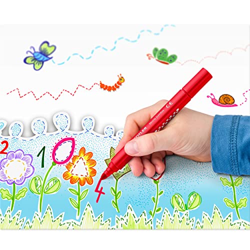 Staedtler 328 - Pochette Plastique 12 Feutres Coloriage Triangulaires Pointe Large 3 Mm Assortis