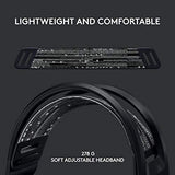 Logitech G733 Casque Gaming Sans Fil LIGHTSPEED avec Bandeau de Suspension,Noir