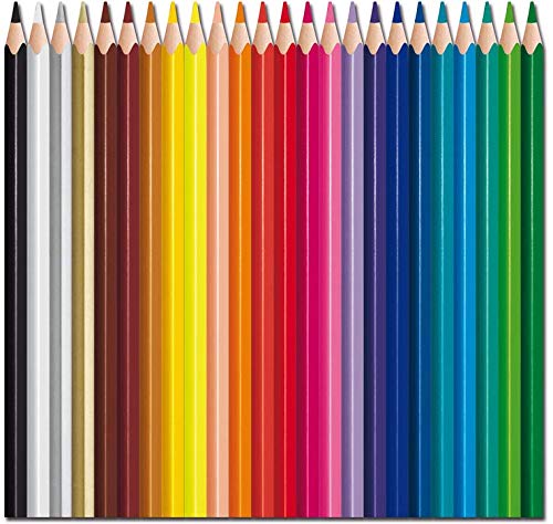 Maped - Crayons de Couleur STRONG Color'Peps - 12 Crayons de Coloriage Ultra-résistants et Ergonomique - Pochette de 12 Crayons