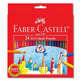 Crayons tricolores Faber-castell  (Ensemble de 24)