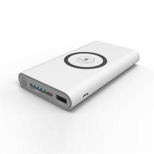 Power Bank sans fil 10000mAh, chargeur rapide bidirectionnel, grande capacité, pour iPhone, Samsung