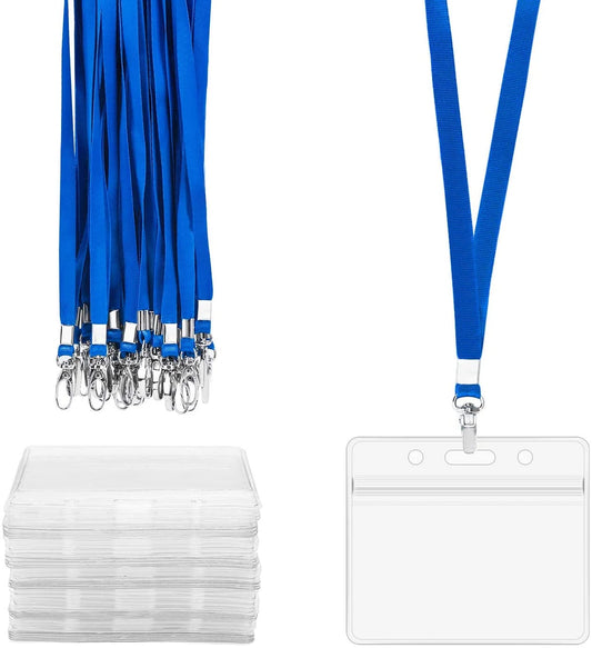 Porte-Badge d'identité, pochette étanche, protecteur en plastique transparent