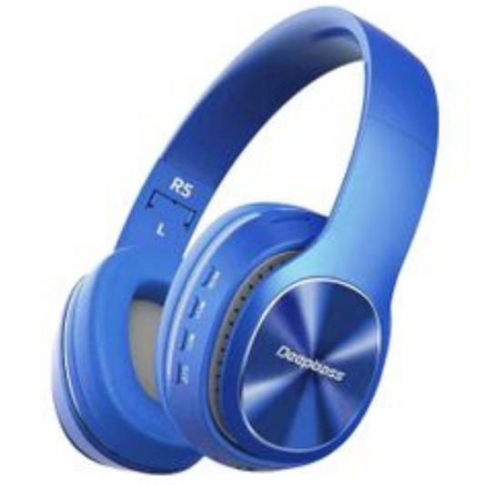 Casque sans fil Deepbass R5 Couleur: Blue