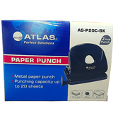 Perforateur papier ATLASS AS-P20C-BK Black