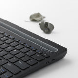 Rapoo – clavier de bureau XK100 sans fil, bluetooth, fin et légér