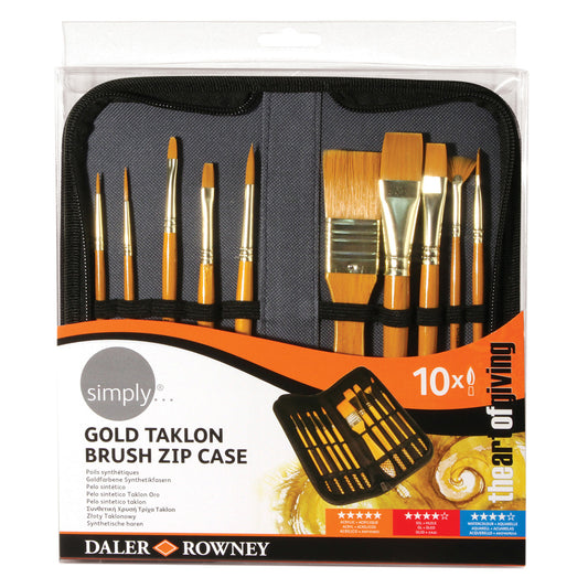 Pinceaux Simply Acrylic 10 pcs.