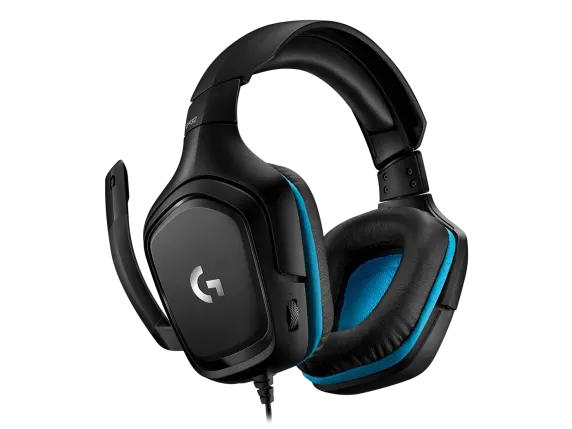 Logitech G432 Casque Gamer Filaire, Son 7.1 Surround, DTS Headphone:X 2.0, Transducteurs 50mm, USB/Audio Jack 3,5mm, Micro avec Sourdine Flip-Up, Poids Léger ,PC/Xbox One/PS4/Nintendo Switch - Noir