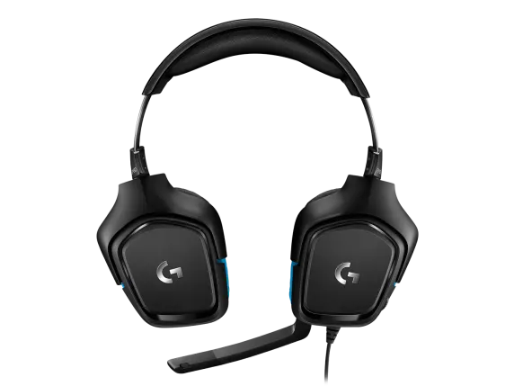 Logitech G432 Casque Gamer Filaire, Son 7.1 Surround, DTS Headphone:X 2.0, Transducteurs 50mm, USB/Audio Jack 3,5mm, Micro avec Sourdine Flip-Up, Poids Léger ,PC/Xbox One/PS4/Nintendo Switch - Noir