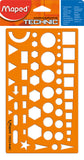 Normographe trace-formes MAPED