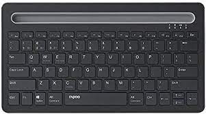 Rapoo – clavier de bureau XK100 sans fil, bluetooth, fin et légér